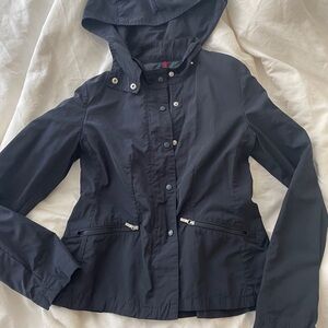 Moncler Black Utility Jacket with Hood